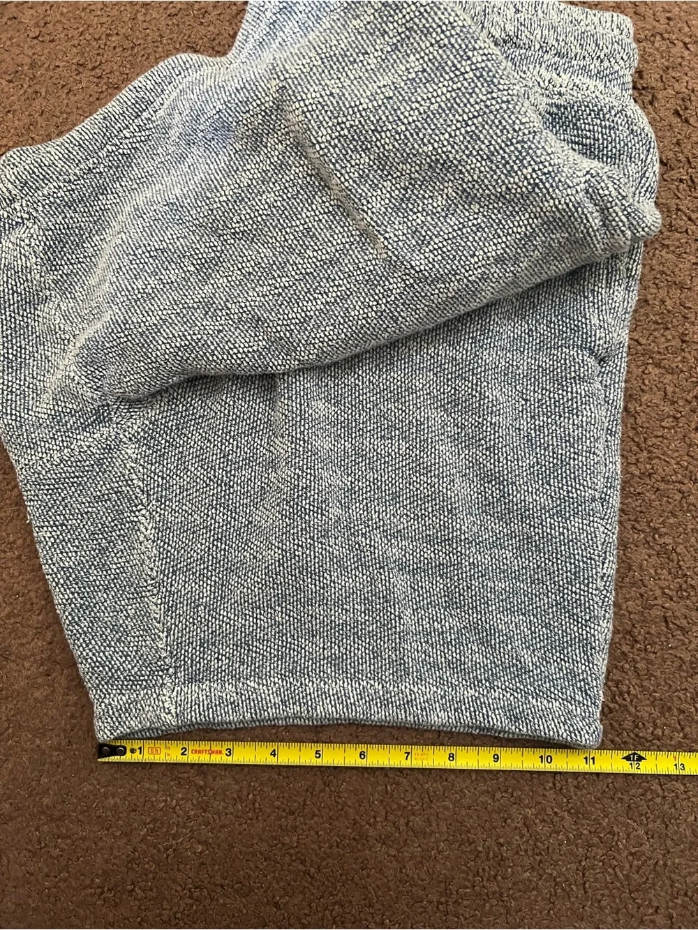 Faherty MKC0104-WWT Whitewater Sweatshorts Size L *FLAW*